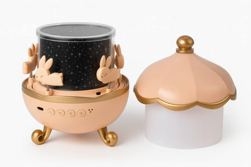 Lampă de Poveste cu 6 Proiecții, Bluetooth & Boxă Integrată